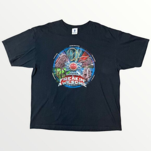 No brand / Not sure Other - King’s Dominion Amusement Park Graphic Short Sleeve Black Promo T-shirt 2XL
